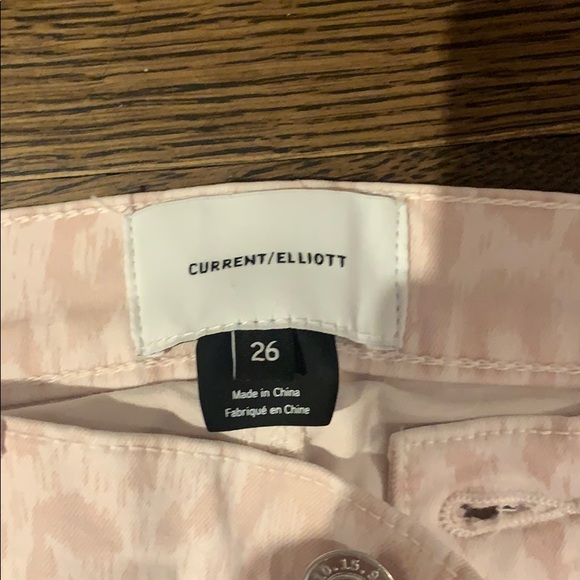 Current/Elliot (revolve) pink cheetah print jeans - Picture 2 of 3